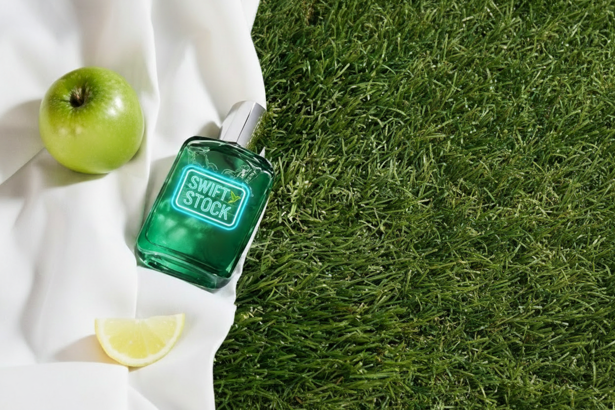 SwiftStock bottle – no Parfums de Marly text