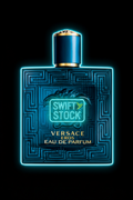Versace Eros with SwiftStock Neon Label